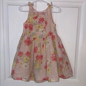 Cherokee Dress Sleeveless Floral Tulle Skirt